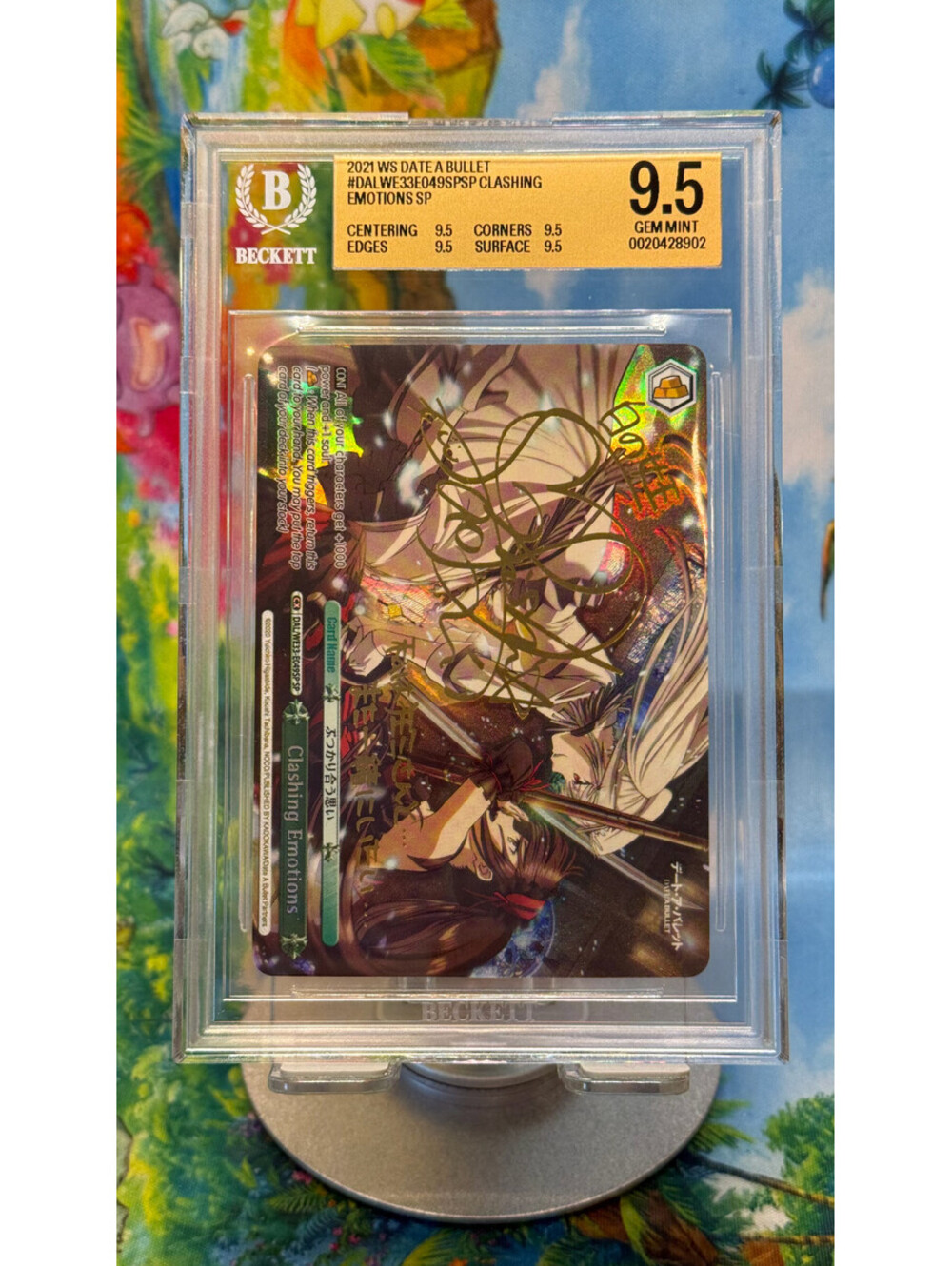 2021 Weiss Schwarz Date A Bullet Clashing Emotions DAL/WE33-E049SP SP BGS 9.5